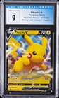2021 POKEMON BLACK STAR PROMOS #SWSH061 PIKACHU V CGC 9