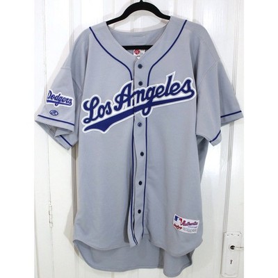 Los Angeles Dodgers 2000s RAWLINGS Authentic jersey 52 2XL gray
