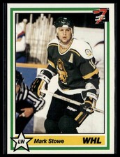 1990-91 7th Inning Sketch WHL #263 Mark Stowe Prince Albert Raiders