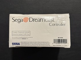 Original SEGA Dreamcast Controller White Gray OEM HKT-7700 In Box Tested & Works