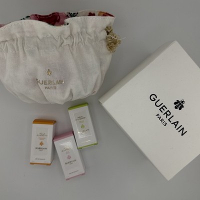 Guerlain Aqua Allegoria Perfume Set (3) Splash perfumes + Bag