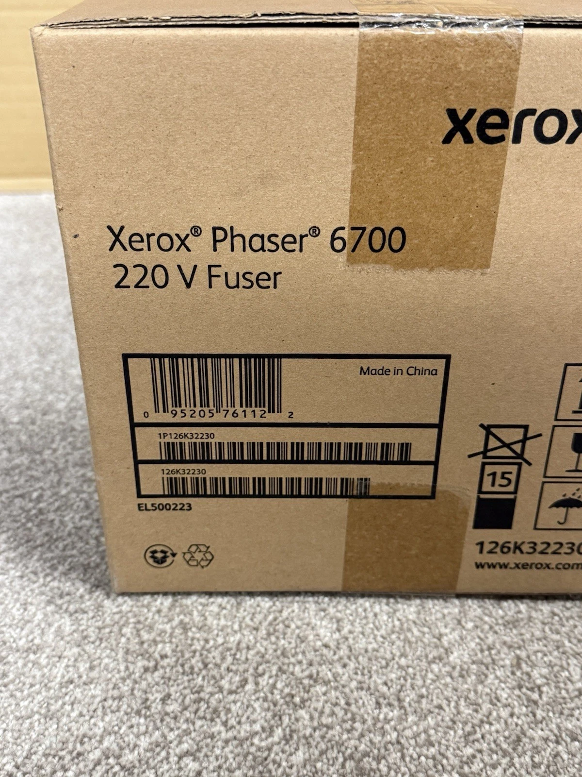 Genuine Xerox Phaser 6700 220V Fuser 126K32230 - Brand New Boxed Inc VAT 6