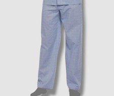  58 Club Room Men's Blue Plaid Pajama PJ Lightweight Pants Lounge Sleepwear S