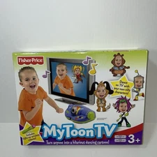Fisher Price My Toon Tv Interactive Camera Microphone Kids Music Dancing Cartoon