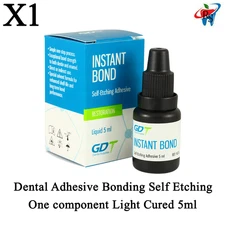 Dental Adhesive Bonding Self Etching One component Light Cured 5ml