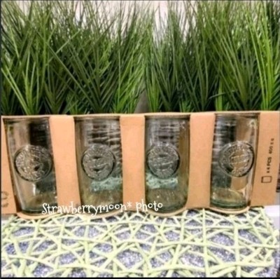 Vidrios San Miguel 100% Authentic Recycled Glass Drinking Glasses (SET OF 4) New