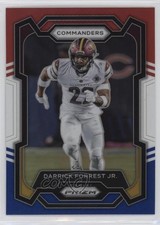 2023 Panini Prizm Red White & Blue Prizm Darrick Forrest Jr #296 10y3