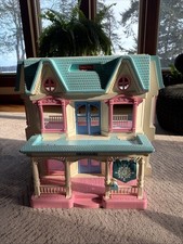 Fisher Price Loving Family 1993 Dollhouse 4600/ 4605 Made In USA EUC Expansion