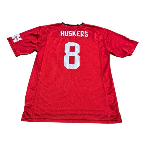 Nebraska Huskers Football Jersey Men’s Medium #8 Red - Picture 2 of 5