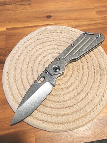 STRIDER SMF PERFORMANCE SERIES! CPM 154 STEEL, TITANIUM HANDLE AND HARDWARE