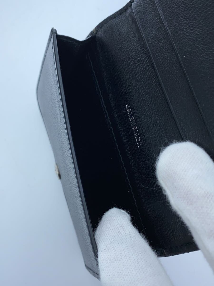 BALENCIAGA Card Case Leather BLK Men's 594220 thumbnail 5