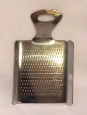 iGienetti 4.25" Stainless Steel Handled Garlic Ginger Cheese Grater Lemon Zester