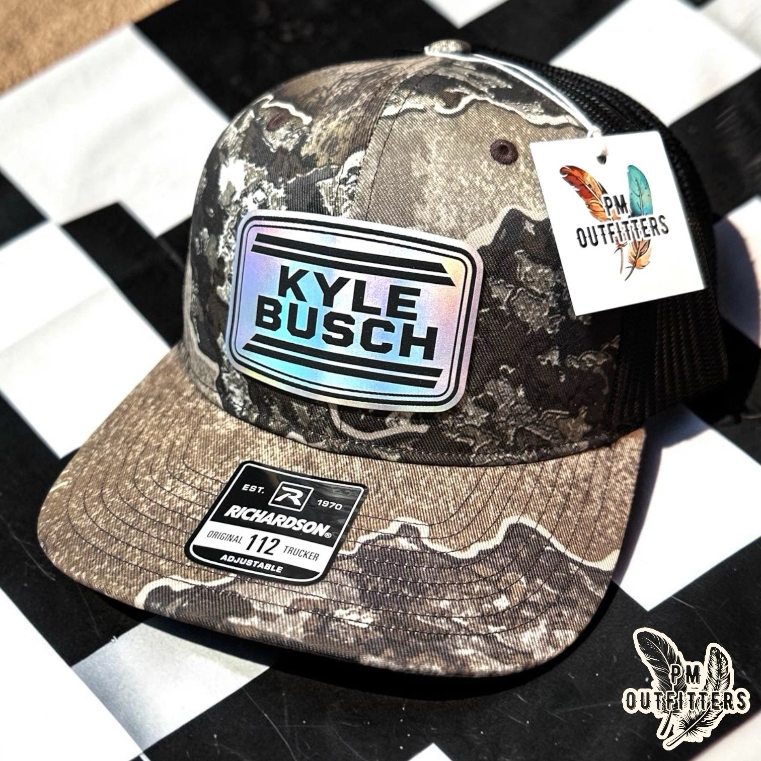 Kyle Busch Memorial Hat Richardson 112 Realtree Excape Camo RIP Rowdy 1985-2026
Opens in a new windo