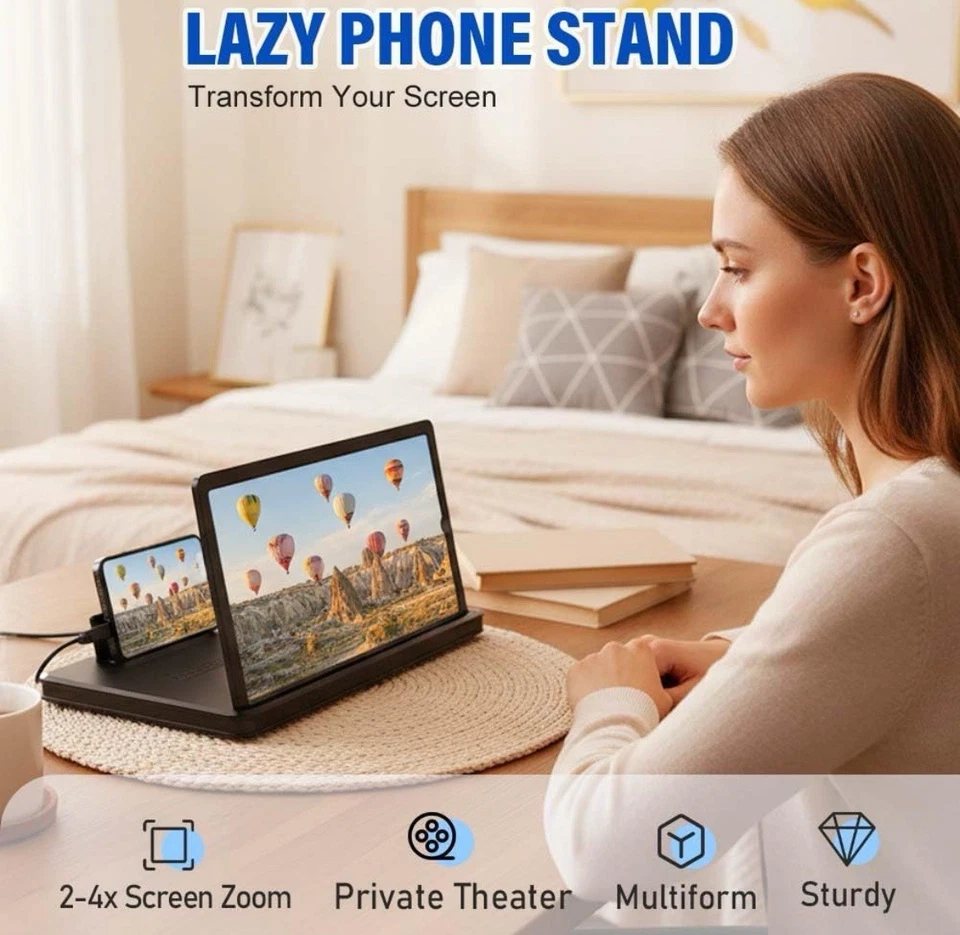 2025 New Screen Magnifier Version, 3D HD Big Screen Phone Magnifier - Image 2 of 4