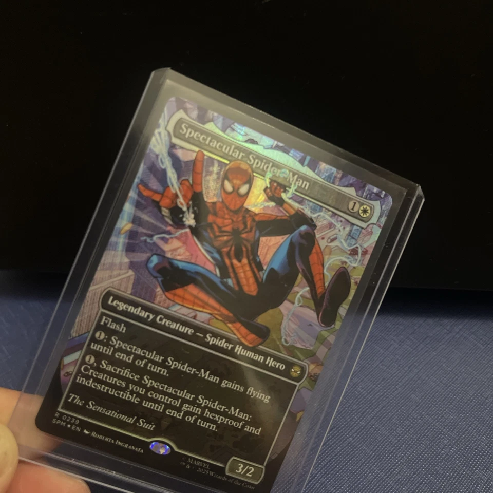 Spectacular Spider-Man (0239) (Borderless) (Textured Foil) Marvel - Image 3 of 3