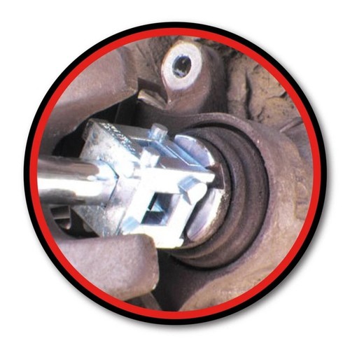 Autos Rear Disc Brake Piston Caliper Wind Back 3/8" Drive Tool Calliper Adaptor - Picture 8 of 8