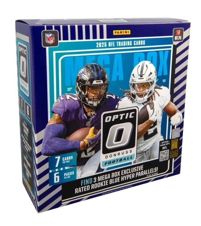 2025 Panini Donruss Optic Football Factory Sealed Mega Box
