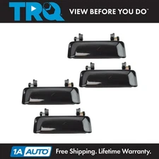 TRQ Metal Outer Outside Exterior Door Handle Set of 4 for Explorer Mountaineer