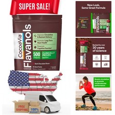 CocoaVia Cardio Health Cocoa Powder, 15 Single Serve Sticks, 500mg Cocoa Flav...