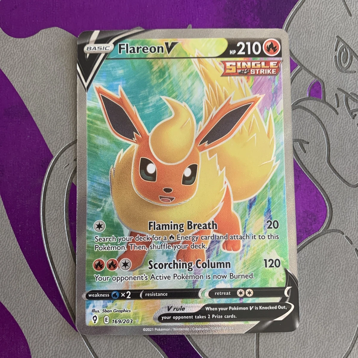 Flareon V Pokémon TCG Cards for sale | eBay