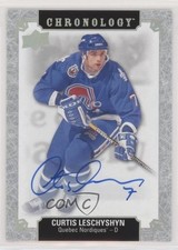 2018-19 Upper Deck Chronology Franchise History Curtis Leschyshyn Auto 00s4