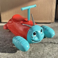 Vintage Lobster Rider from 1965 Blue Red Wheeled Ride On RARE!!