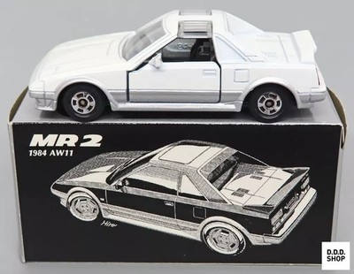 MR2 1984 AW11 weiß x silber Mini Car Tomica Museum Exclusive