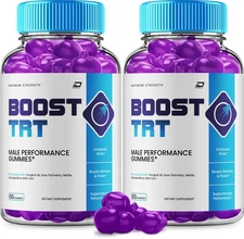 (2 Pack) Boost TRT Gummies for Men – Boost TRT Male Gummy Natural Blend Reviews