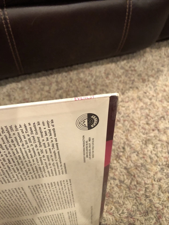 BRAHMS 4 In E Minor OPUS 98 William Steinberg Pittsburg SEALED NEW OG Vinyl LP - Image 4 of 4