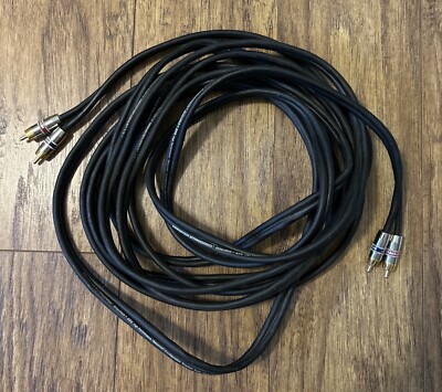 Monster Interlink Junior Standard RCA Stereo Audio Cable 20 Feet / Ground Wire