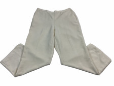 Alfred Dunner Women's Cream Textured Pants 12
