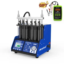 6-Cylinder Ultrasonic Fuel Injector Cleaner Tester for GDI CGI TFSI TSI Injector