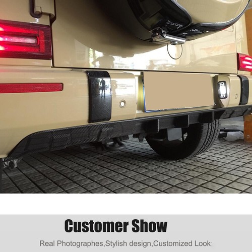 For Mercedes-Benz W463 W464 G63 2019-2024 Real Carbon Rear Bumper Diffuser Lip - Picture 12 of 14
