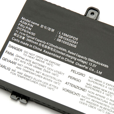 Lenovo ノートパソコン用バッテリー L19M3PD5 3980mAh L19M3PD5 L19C3PD5 L19L3PD5 L19D3PD5 L19L3PD5 Battery For Lenovo