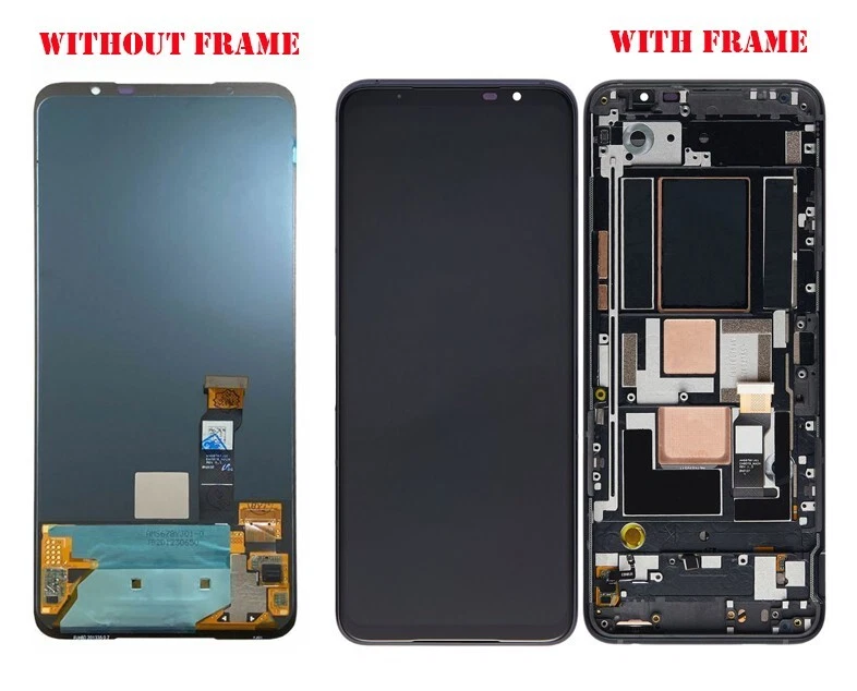 ASUS ROG Phone 5 PRO/5S/5S PRO LCD AMOLED DISPLAY+TOUCH SCREEN DIGITIZER FRAME - Image 2 of 2