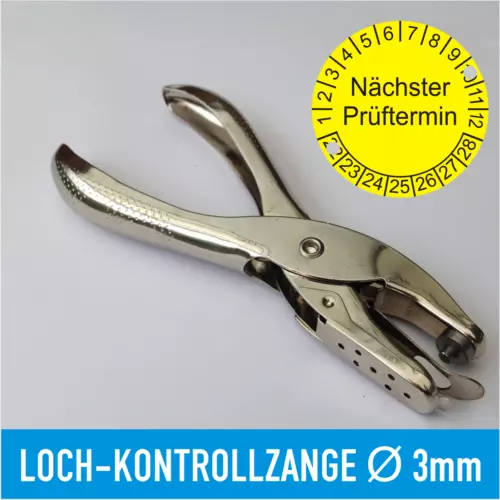 Prüfplaketten Regal Prüfung Wartung -Geprüft nach DGUV Info 208-043- Ø:20-50mm - Bild 2 von 8