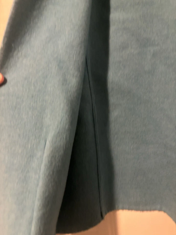 Легкая винтажная куртка-блейзер Tribeca Studio размер 10 из бирюзовой шерстяной смеси - Изображение 3 из 4