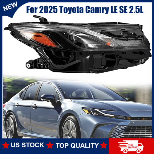 For 2025 Toyota Camry LE SE 2.5L Right Passenger LED Headlight Assy 81110-AQ010