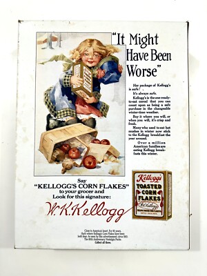 1990s KELLOGG'S CORN FLAKES 85th Anniversary Rare It Might've Been
