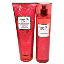 New Lot Bath  Body Works Fragrance Spray  Body Lotion You're the One BBW