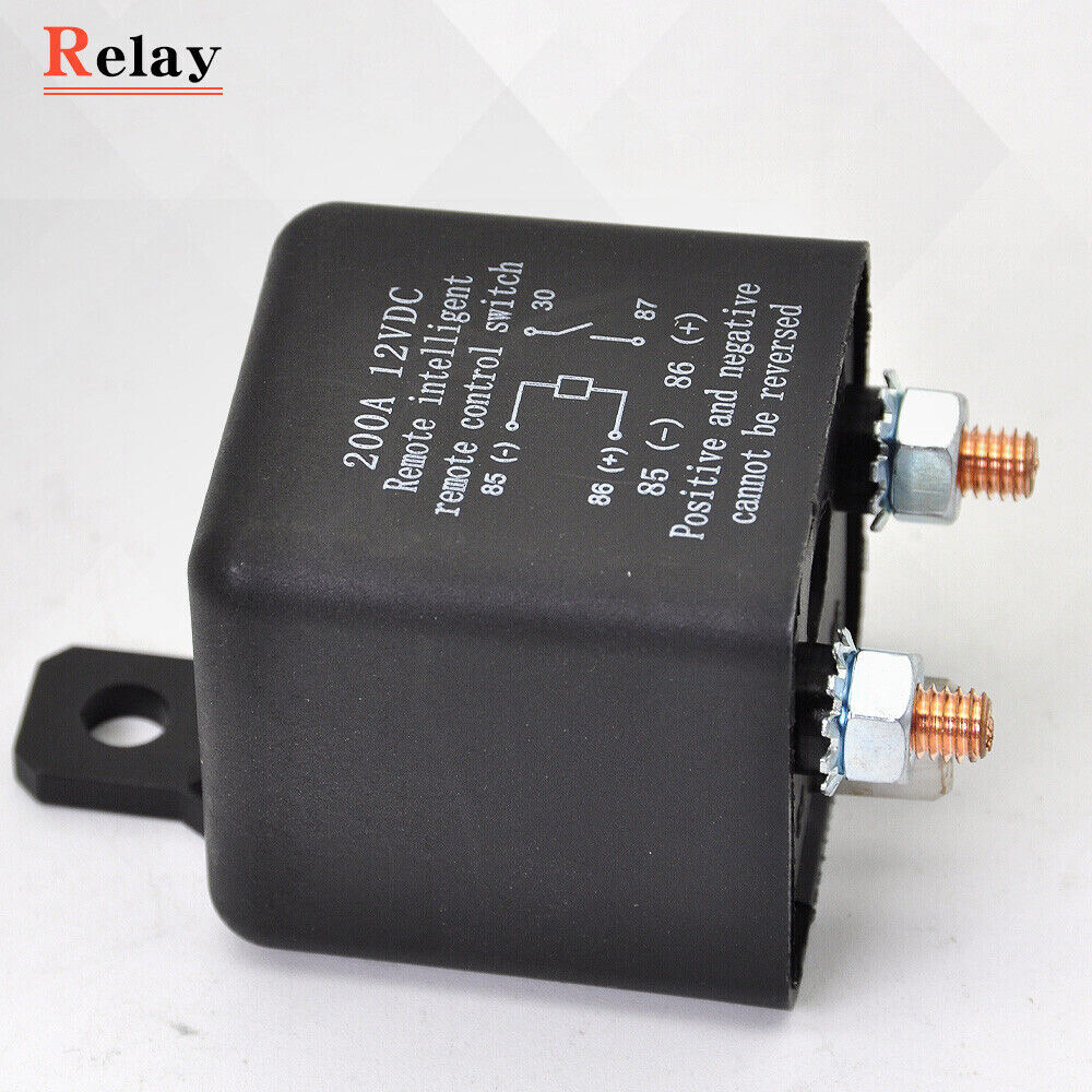 Car Battery Disconnect Relay Wireless Dual Remote Master Kill Cut-off Switch 12V
