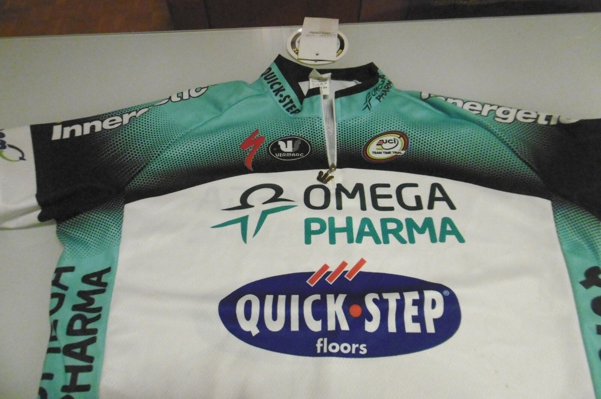 Vermarc Omega-Quick Step Jersey Size XXL-6-54 Made In Italy