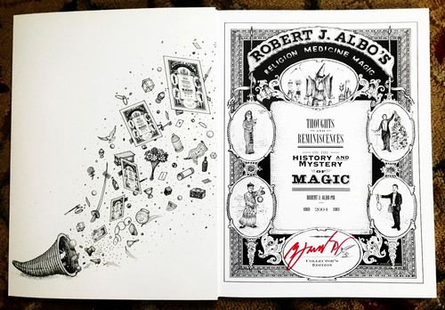 HISTORY MYSTERY of MAGIC Robt J Albo 80page Booklet Signed by Artist B. Johnson - Picture 3 of 14