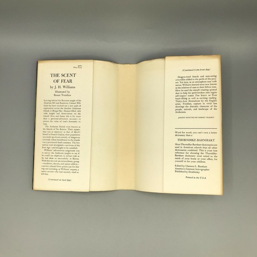 THE SCENT OF FEAR by J.H. Williams 1957 First Edition Hardcover Dust Jacket VTG - Imagen 3 de 12