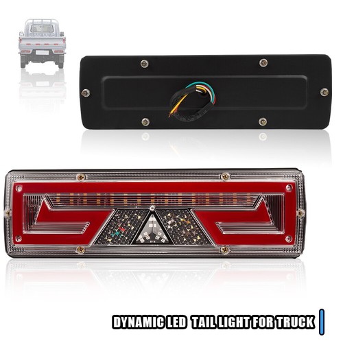 Pair LED Truck Tail Light Rear Lights Stop Brake Indicator Signal Lamp For Kamaz - Picture 4 of 19