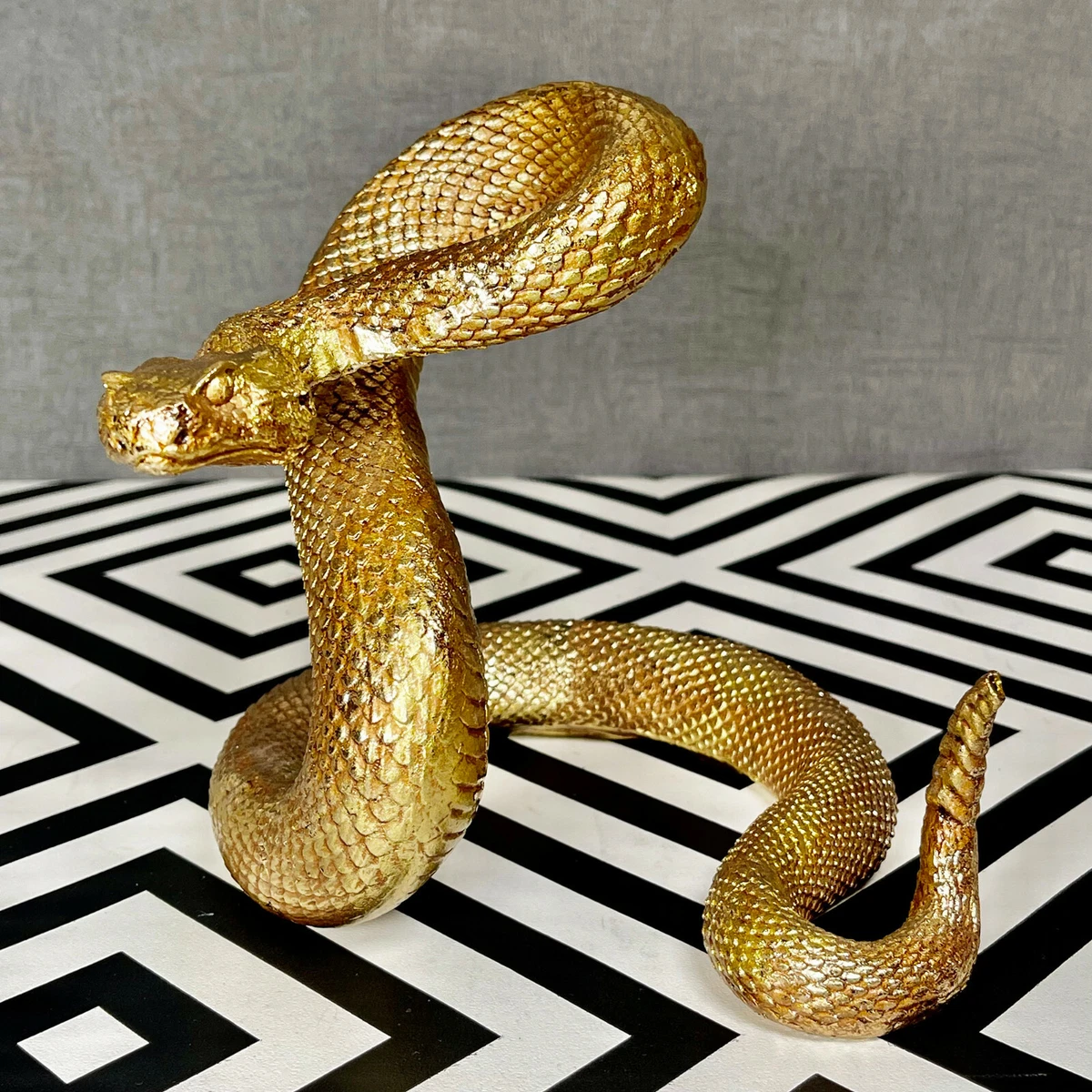 Black Gold Louis Vuitton Snake - Graphic Design