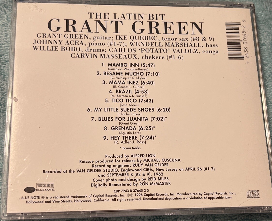 洋楽 GRANT GREEN THE LATIN BIT 710gy+N150L._UF1000,1000_QL80_.jpg