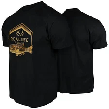 Realtree Catch & Release T-Shirt (L)- Black