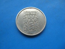 (L) BLUE WASH CAR WASH SILVER COLOURED TOKEN COIN
