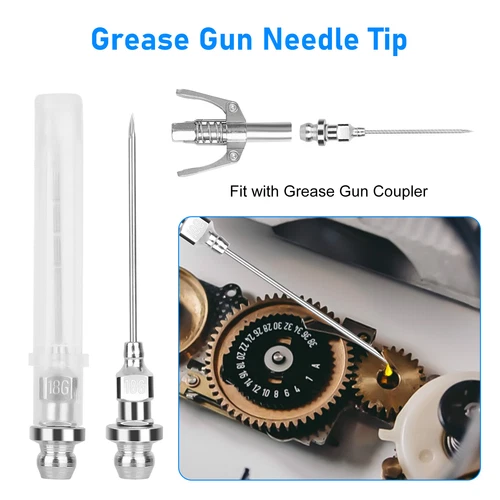 Kit de boquilla de pistola de engrase de acero de alta resistencia de 8 piezas con acopladores para máquina automática - Imagen 6 de 9